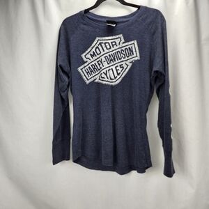 𝅺Harley-Davidson Women's long sleeve Shirt  Top Size XL